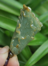 Load image into Gallery viewer, 10% OFF- Certified Natural Jadeite Emerald Jade Tablet Translucent Cabbage Pendant《Grade A》5768