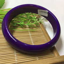Load image into Gallery viewer, 10% OFF- 56/57/58 mm Certified Natural Jadeite Emerald A*Jade HandCarved Bangle K290503
