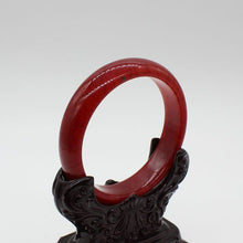 Load image into Gallery viewer, 10% OFF- 56/57/58 mm Certified Natural Jadeite Emerald A*Jade Handcarved Bangle AH0640