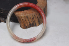 Load image into Gallery viewer, 10% OFF- 53/54/55 mm Certified Natural Red Emerald A*Jade Handcarved Bangle H537