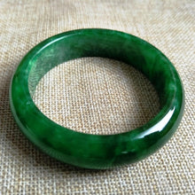 Load image into Gallery viewer, 10% OFF- 56/57/58 mm Certified Natural Jadeite Emerald A Jade HandCarved Bracelet Bangle A218