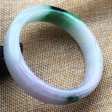 Load image into Gallery viewer, 10% OFF- 57/58/59 mm Certified Natural 3 Color Jadeite Emerald A Jade HandCarved Bracelet Bangle F038