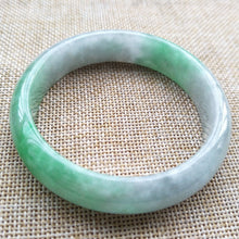 Load image into Gallery viewer, 10% OFF- 57/58/59 mm Certified Natural Jadeite Emerald A Jade HandCarved Bangle W143