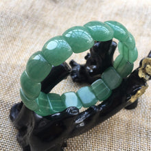 Load image into Gallery viewer, 56-62 mm Certified Natural Multi-Color Icy Emerald A Jade Beads Stretchy Bracelet