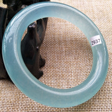 Load image into Gallery viewer, 10% OFF- 59/60/61 mm Certified Natural Jadeite Emerald A*Jade Handcarved Bangle Z937