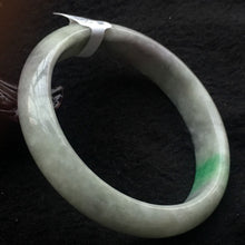 Load image into Gallery viewer, 10% OFF- 58/59/60 mm Certified Natural Jadeite Emerald A*Jade Handcarved Bangle A033/X027