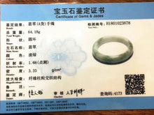 Load image into Gallery viewer, 10% OFF- 57/58/59 mm Certified Natural Icy Jadeite Emerald Jade Bangle《Grade A》飘花3878