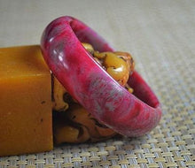 Load image into Gallery viewer, 10% OFF- 58/59/60 mm Certified Natural Red Emerald A*Jade Handcarved Bangle X30