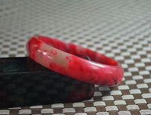 Load image into Gallery viewer, 10% OFF- 57/58/59 mm Certified Natural Red Emerald A*Jade Handcarved Bangle Z44