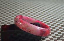 Load image into Gallery viewer, 10% OFF- 57/58/59 mm Certified Natural Red Emerald A*Jade Handcarved Bangle Z52