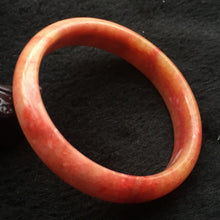 Load image into Gallery viewer, 10% OFF- 58/59/60 mm Certified Natural Red Emerald A*Jade Handcarved Bangle X020