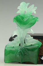 Load image into Gallery viewer, 10% OFF- Certified Natural Icy Jadeite Emerald Jade Handcarved Flower Pendant《Grade A》NO.C315