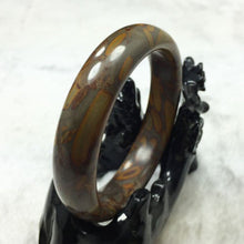 Load image into Gallery viewer, 10% OFF- 58/59/60 mm Certified Natural Red Yellow Jadeite Emerald A*Jade HandCarved Bangle A2344