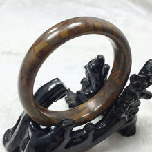 Load image into Gallery viewer, 10% OFF- 58/59/60 mm Certified Natural Red Yellow Jadeite Emerald A*Jade HandCarved Bangle A2344