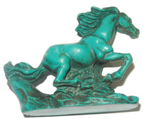 Load image into Gallery viewer, 5.75''L- Chinese Natural Antique Exquisite Turquoise Handcarved Sculpture Horse Statue