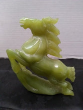 Load image into Gallery viewer, 6''H- Chinese Antique Genuine Natural Green Jade Handcarved Sculpture Horse Statue