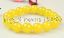 Load image into Gallery viewer, 190 mm/7.5 in-Certified Natural Emerald Jade Beads Stretchy Bracelet