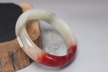 Load image into Gallery viewer, 10% OFF- 59/60/61 mm Certified Natural Red Emerald A*Jade Handcarved Bangle H515