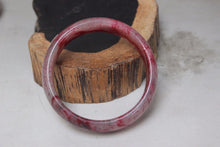 Load image into Gallery viewer, 10% OFF- 57/58/59 mm Certified Natural Red Emerald A*Jade Handcarved Bangle B277