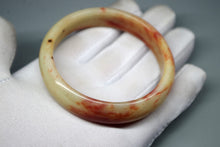 Load image into Gallery viewer, 10% OFF- 58/59/60 mm Certified Natural Red Emerald A*Jade Handcarved Bangle XB-343