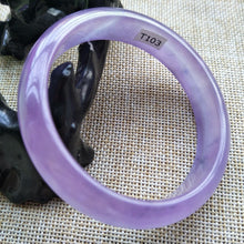 Load image into Gallery viewer, 10% OFF- 56/57/58 mm Certified Natural Jadeite Emerald A*Jade HandCarved Bangle T103