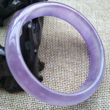 Load image into Gallery viewer, 10% OFF- 56/57/58 mm Certified Natural Jadeite Emerald A*Jade HandCarved Bangle T103