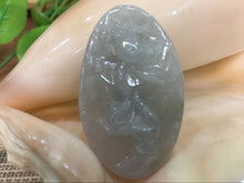 Load image into Gallery viewer, 10%OFF- Certified Natural Icy Lavender Jadeite Emerald Jade Translucent Guanyin Pendant《Grade A》0156