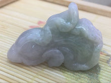 Load image into Gallery viewer, 10% OFF- Certified Natural Icy 3 Color Jadeite Emerald A*Jade HandCarved Lucky Cabbage Pendant A-0574