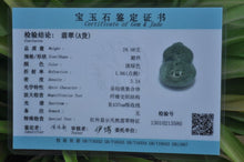 Load image into Gallery viewer, 10%OFF- Certified Natural Icy Jadeite Emerald Jade Translucent Gourd Pendant《Grade A》3580