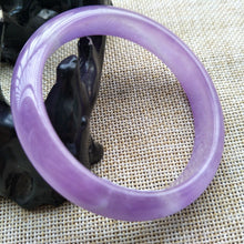 Load image into Gallery viewer, 10% OFF- 56/57/58 mm Certified Natural Jadeite Emerald A*Jade HandCarved Bangle 8612