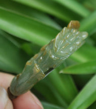 Load image into Gallery viewer, 10% OFF- Certified Natural Jadeite Emerald Jade Tablet Translucent Cabbage Pendant《Grade A》5768