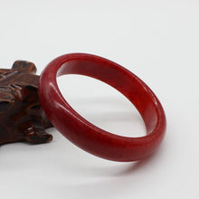 Load image into Gallery viewer, 10% OFF- 56/57/58 mm Certified Natural Jadeite Emerald A*Jade Handcarved Bangle AH0640