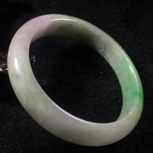 Load image into Gallery viewer, 10% OFF- 58/59/60 mm Certified Natural 3 Color Jadeite Emerald A*Jade HandCarved Bangle A065