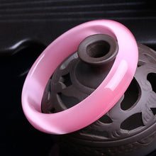 Load image into Gallery viewer, 10% OFF- 60/61/62mm Certified Natural Pink Nephrite Emerald A*Jade Carved Bangle