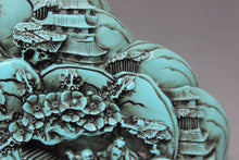 Load image into Gallery viewer, 5.75''L- Chinese Natural Antique Exquisite Turquoise Handcarved Sculpture Landscape Statue