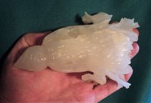 Load image into Gallery viewer, 7''L-Chinese Antique Genuine Natural White Jade Handcarved Lucky Cabbage Statue