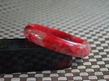 Load image into Gallery viewer, 10% OFF- 57/58/59 mm Certified Natural Red Emerald A*Jade Handcarved Bangle Z44