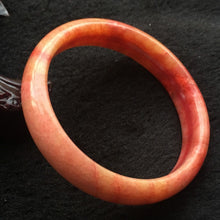Load image into Gallery viewer, 10% OFF- 58/59/60 mm Certified Natural Red Emerald A*Jade Handcarved Bangle X020