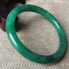 Load image into Gallery viewer, 10% OFF- 57/58/59 mm Certified Natural Jadeite Emerald A*Jade HandCarved Bangle A01