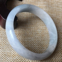 Load image into Gallery viewer, 10% OFF- 57/58/59 mm Certified Natural Jadeite Lavender Emerald A*Jade HandCarved Bangle A05