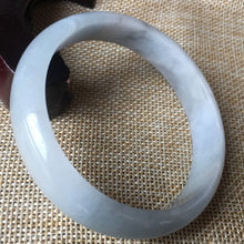 Load image into Gallery viewer, 10% OFF- 57/58/59 mm Certified Natural Jadeite Lavender Emerald A*Jade HandCarved Bangle A05