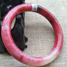Load image into Gallery viewer, 10% OFF- 59/60/61 mm Certified Natural Red Jadeite Emerald A*Jade HandCarved Bangle U136