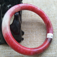 Load image into Gallery viewer, 10% OFF- 59/60/61 mm Certified Natural Red Jadeite Emerald A*Jade HandCarved Bangle U136