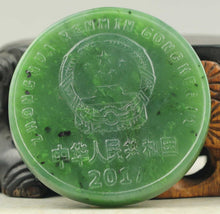 Load image into Gallery viewer, 10% OFF- Certified Natural Jadeite Emerald Jade Handcarved Qianbi Pendant《Grade A》0423