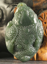 Load image into Gallery viewer, 10% OFF- Certified Natural Emerald A*Jade Handcarved Jinchan Pendant NO.X131
