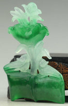 Load image into Gallery viewer, 10% OFF- Certified Natural Icy Jadeite Emerald Jade Handcarved Flower Pendant《Grade A》NO.C315
