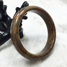 Load image into Gallery viewer, 10% OFF- 60/61/62 mm Certified Natural Red Yellow Jadeite Emerald A*Jade HandCarved Bangle A2344