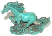 Load image into Gallery viewer, 5.75''L- Chinese Natural Antique Exquisite Turquoise Handcarved Sculpture Horse Statue