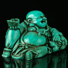 Load image into Gallery viewer, 4.25''L- Chinese Natural Antique Exquisite Turquoise Handcarved Sculpture Buddha Statue