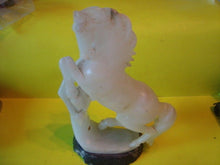 Load image into Gallery viewer, 12''H- Chinese Antique Genuine Natural Jade Handcarved Sculpture White Horse Statue